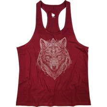 Bluu Wolfart Fitness Gym Tank Top Sporcu Atleti