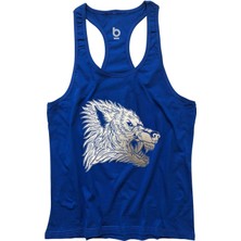Bluu Wang Fitness Gym Tank Top Sporcu Atleti