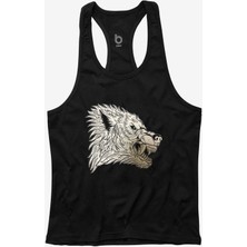 Bluu Wang Fitness Gym Tank Top Sporcu Atleti