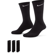 Nike Siyah Erkek Çorap SX7664-010 U Nk Everyday Csh Crw 3p