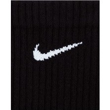 Nike Siyah Erkek Çorap SX7664-010 U Nk Everyday Csh Crw 3p