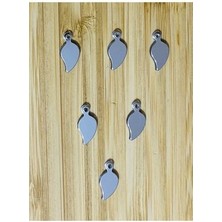 öztürk Gümüş Kulplu Mini Yaprak Oya, Abiye, Halhal, Bileklik, Kolye. Pleksi Plastik El Işleme Pul. 20gr Tahmini 250 Adet.