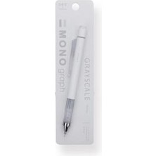 Tombow Mono Graph Grayscale Color 0.5mm Mekanik Kurşun Kalem White 146B