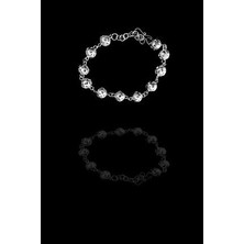 Agai Silver Yuvarlak Model Telkari El Işçiliği Gümüş Bileklik