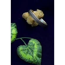 Agai Silver Hasır Işlemeli El Işçiliği Gümüş Bilezik