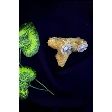 Agai Silver Sekiz Yapraklı Papatya Model Telkari El Işçiliği Gümüş Küpe