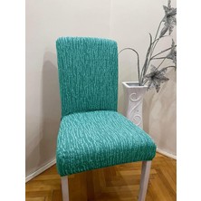 Tuchmall Jakarlı Sandalye Kılıfı-Sandalye Örtüsü Yıkanabilir ve Esnektir
