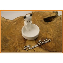 Mum Biblo Dekoratif Tealight Mumluk Isınan Kedi