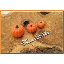 Mum Biblo Balkabağı Biblo Üçlü Set