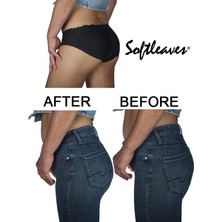 Softleaves B700 Popo Şekillendirici,destekleyici Silikon Külot Sponge Pants-Siyah