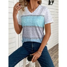 Amor İç Giyim Kadın Kısa Kollu V Yaka Süprem T-Shirt