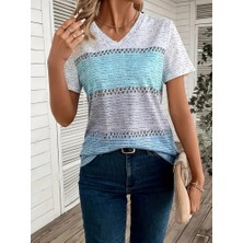 Amor İç Giyim Kadın Kısa Kollu V Yaka Süprem T-Shirt