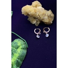 Agai Silver Çift Zirkon Taşlı Kadın Gümüş Küpe