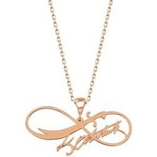 Agai Silver Atatürk Imzalı Zülfikar Sonsuzluk Gümüş Kolye