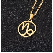 Agai Silver Oğlak Burcu Sembol Gümüş Kolye