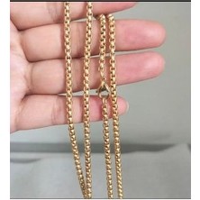 Lunays Unisex Örgü Mode Zincirl Kolye Paslanmaz Çelik