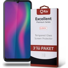 Kzy Reeder S19 Max Pro S ile Uyumlu Temperli Ekran Koruyucu Kırılmaz Cam Ekonomik 3'lü Paket