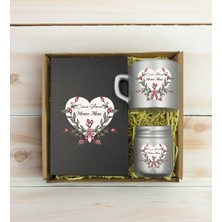Bk Gift Kişiye Özel İsimli Dtf Anne Temalı Hediye Seti