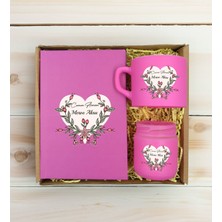 Bk Gift Kişiye Özel İsimli Dtf Anne Temalı Hediye Seti