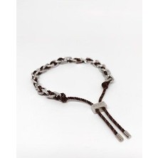 Meks Jewels Gümüş Paracord Bileklik