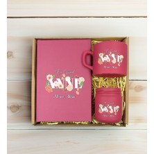 Bk Gift Kişiye Özel İsimli Dtf Anne Temalı Hediye Seti