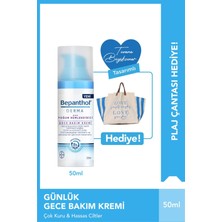 Bepanthol Derma Yoğun Nemlendirici Gece Bakım Kremi 50 ml & Tuvana Çanta