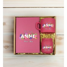 Bk Gift Kişiye Özel İsimli Dtf Anne Temalı Hediye Seti