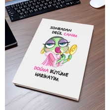 Bk Gift Doğma Büyüme Harikayım Tasarımlı Sert Kapaklı Tarihli Organizer