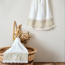 Nazik Home Linea Çiçek Desenli Havlu (50 x 90 Cm)