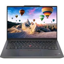 Lenovo E14 21JLEMC9TA I7-1335U 16GB 512SSD MX550 14" Fullhd+ W11P Taşınabilir Bilgisayar