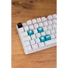 Makerpax Valorant Sage Keycaps, Q-E-X-C Mekanik Klavye Tuşu