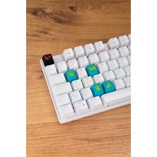 Makerpax Valorant Harbor Keycaps, Q-E-X-C Mekanik Klavye Tuşu