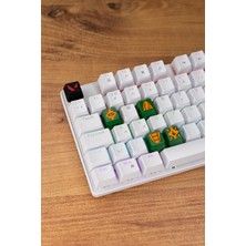 Makerpax Valorant Breach Keycaps, Q-E-X-C Mekanik Klavye Tuşu