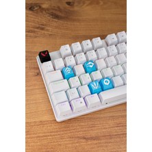 Makerpax Valorant Jett Keycaps, Q-E-X-C Mekanik Klavye Tuşu