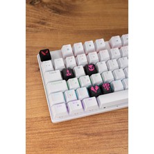 Makerpax Valorant Fade Keycaps, Q-E-X-C Mekanik Klavye Tuşu