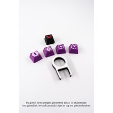 Makerpax Valorant Deadlock Keycaps, Q-E-X-C Mekanik Klavye Tuşu