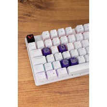 Makerpax Valorant Iso Keycaps, Q-E-X-C Mekanik Klavye Tuşu