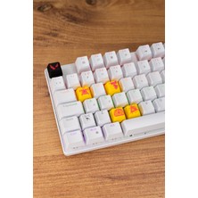 Makerpax Valorant Killjoy Keycaps, Q-E-X-C Mekanik Klavye Tuşu