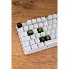 Makerpax Valorant Viper Keycaps, Q-E-X-C Mekanik Klavye Tuşu