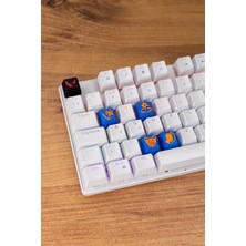 Makerpax Valorant Yoru Keycaps, Q-E-X-C Mekanik Klavye Tuşu