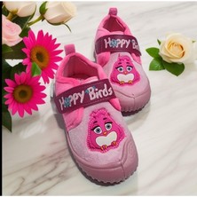 Gezer Ev Içi Ayakkabısı Kız Çocuk Panduf Fujia Şeker Pembe