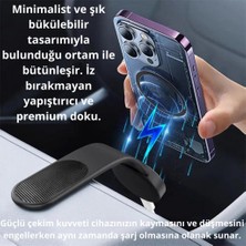 Polham 15W Manyetik Kablosuz Araç Şarj Aleti, Torpido Üstü, Konsol ve Ekrana Yapışan Telefon Tutucu