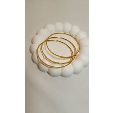 Zeycah Jewelry 3' Lü Çelik Ajda Bilezik