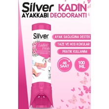 Silver Kadın Ayakkabı Deodorantı Ayak Koku Giderici Terleme Önleyici 100 ml