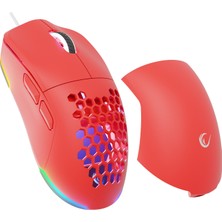 Rampage Blınk Kırmızı 7 Makro Tuşlu Rgb 12800 Dpı Gaming Oyuncu Mouse