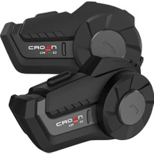 Crown Micro Cmmk-02 Motosiklet Kask Bluetooth Interkom Seti Ikili