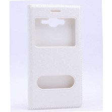 Cepustik Telefon Aksesuarları Galaxy Grand Prime G530 Kılıf Simli Dolce Kapaklı Kılıf