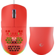 Rampage Blınk Kırmızı 7 Makro Tuşlu Rgb 12800 Dpı Gaming Oyuncu Mouse