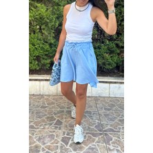 Kadın Mavi Şort