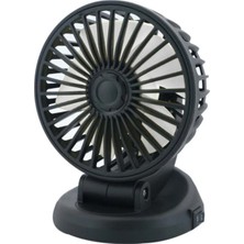 Techmaster Araç Araba Otomobil Mini Vantilatör Fan Pervane Soğutucu 12V FAN20